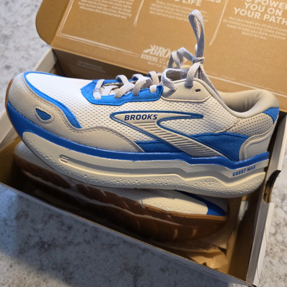 Brooks Blue and White Sneakers
